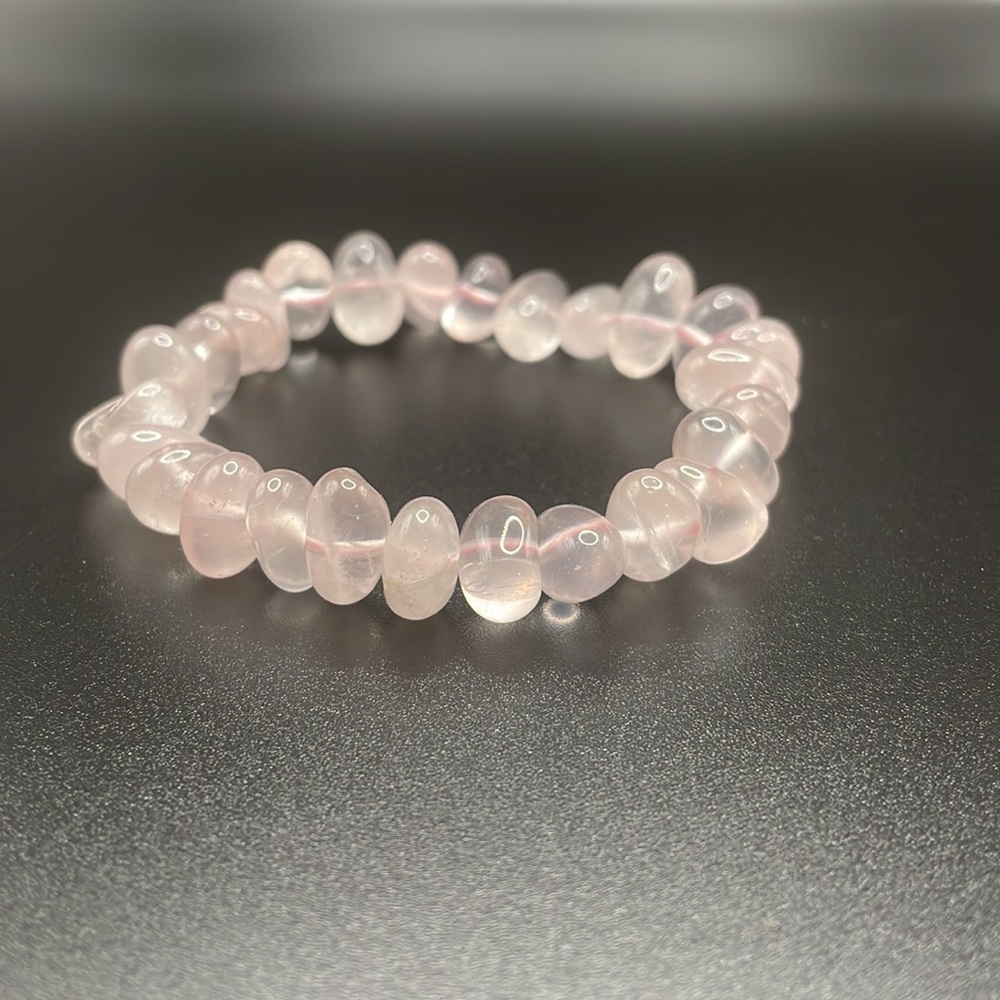 Rose quartz bracelet ( tumbled)